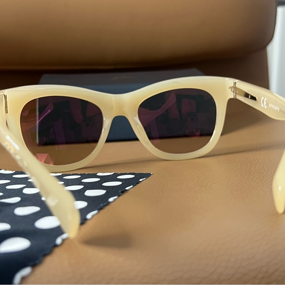 J.Crew Cream Ivory Women’s Sunglasses Sunshades Shades - Picture 9 of 15